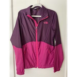 The North Face‎ Lightweight Windbreaker XS Purple Pink Zipup Jacket
